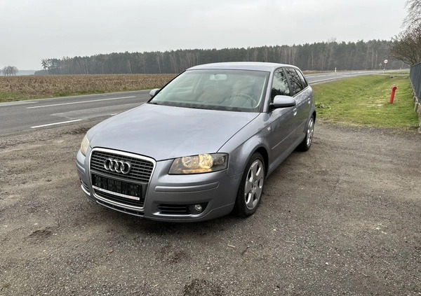 Audi A3 cena 20900 przebieg: 215000, rok produkcji 2008 z Bardo małe 67